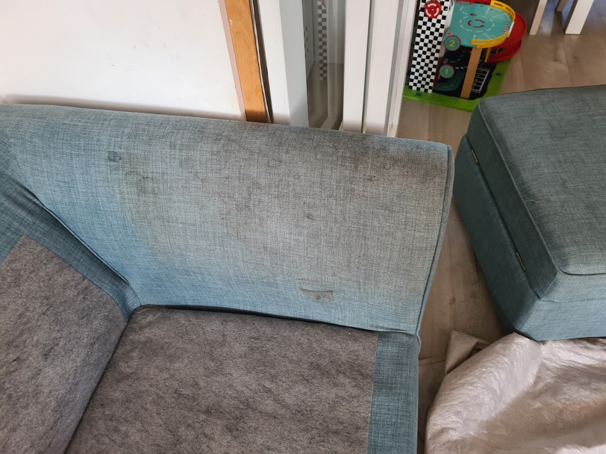 Upholstery deep cleaning and dust mite removal by Zero Dry Time Farnham