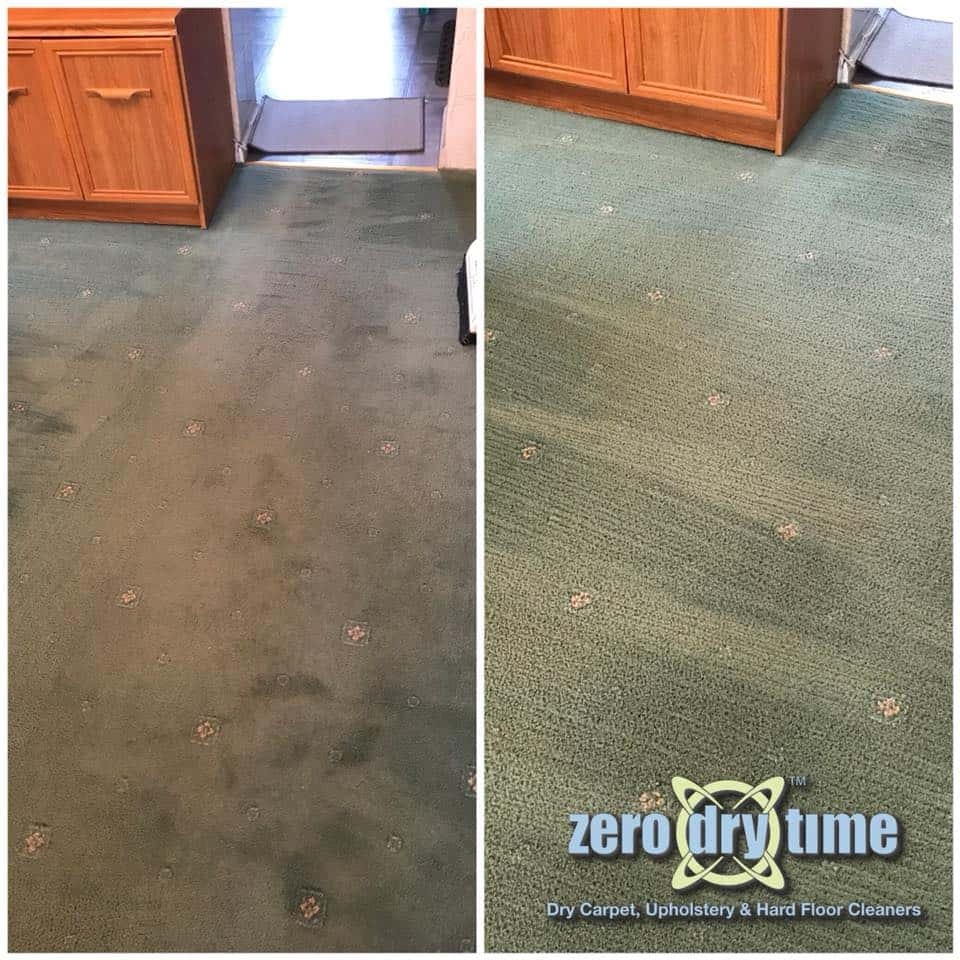 Professional dry carpet cleaning by Zero Dry Time Farnham