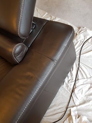 Leather cleaning and restoration by Zero Dry Time Farnham