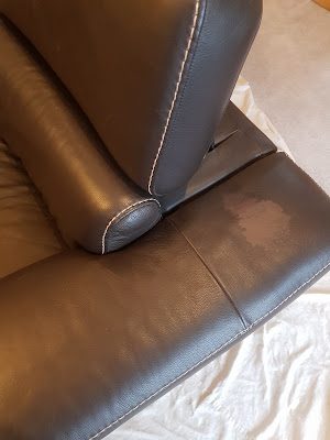 Leather cleaning and restoration by Zero Dry Time Farnham