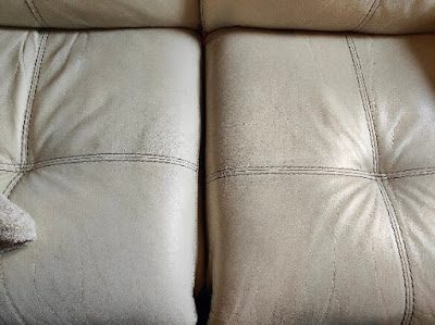Leather cleaning and restoration by Zero Dry Time Farnham