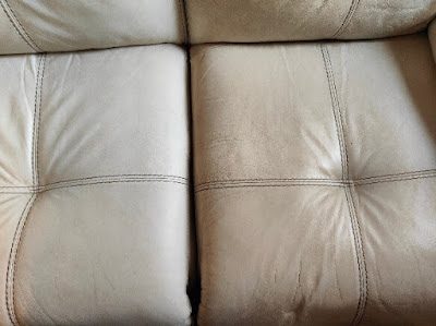 Leather cleaning and restoration by Zero Dry Time Farnham