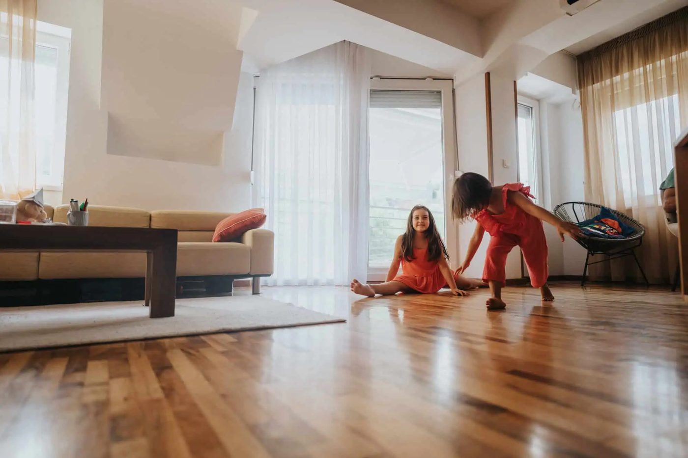 Wooden floor restoration by Zero Dry Time Farnham